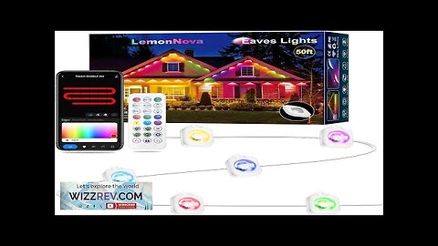 Permanent Outdoor Lights Smart RGB Outdoor Christmas Eaves Lights for House Review