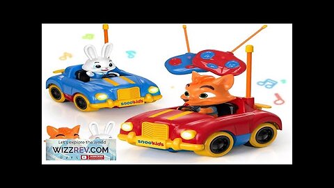 2 Pack Remote Control Cars for Toddlers and Kids with Detachable Figures Review