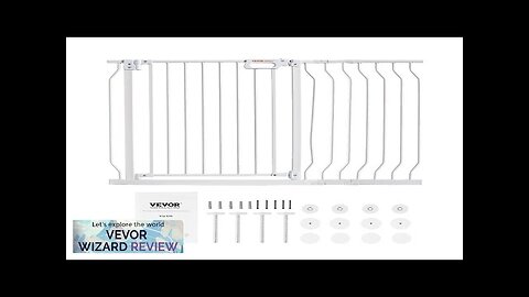 VEVOR Baby Gate 29.5"-48.4" Extra Wide 30" High Dog Gate for Stairs Review