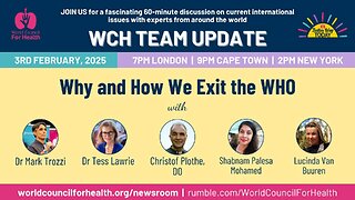 Why and How We Exit the WHO