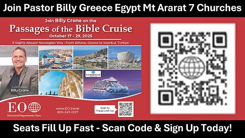 TAKE A TRIP to GREECE EGYPT TURKEY MOUNT ARARAT & the 7 CHUCHES of REVELATION with PASTOR BILLY