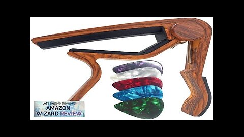 WINGO Guitar Capo for Acoustic and Electric Guitars Rosewood Color Review