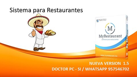 ✅ SISTEMA MY RESTAURANT 1.5 - SOPVI