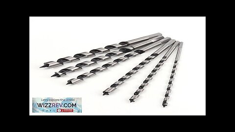 6PCS Twist Wood Drill Bit 6-16mm Woodworking Center Drill Bit Set Review