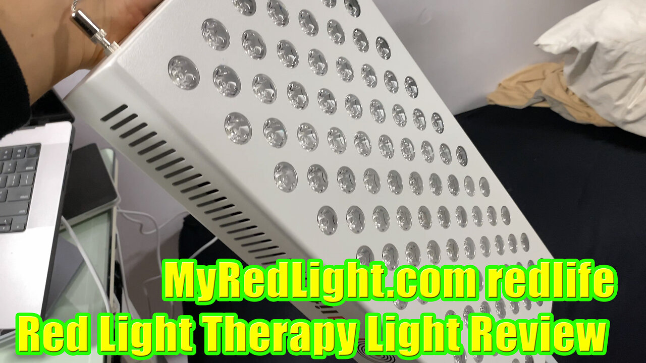 RedLife MyRedLight.com 500w RED LIGHT Therapy Device Lamp 8 Wavelengths Review Test #wisebuyreviews