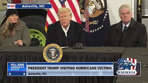 "President Trump Speaks On Disaster Relief And FEMA In Asheville, NC"