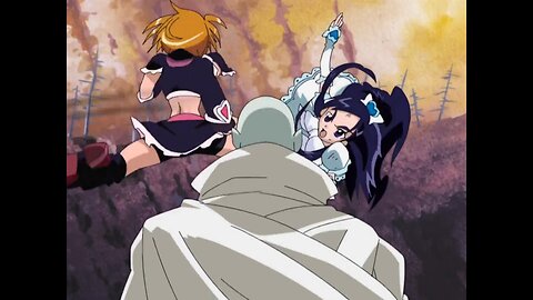 nagisa and honoka vs iikubo round 2 | pretty cure