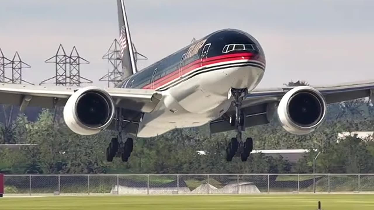 Trump arriving in miami