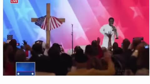 Moment Nathaniel Bassey Led Worship At Donald Trump's Inauguration