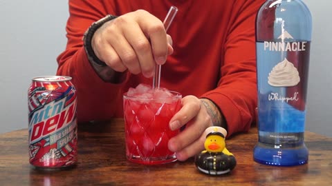Harold Eichoff - Pinnacle Whipped Vodka & Mtn Dew Star Spangled Splash Red Berry Soda
