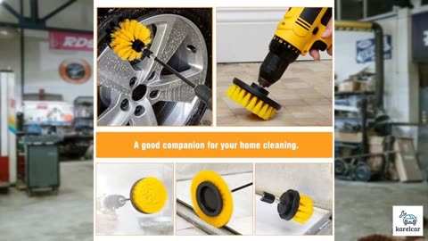 ETOUPA 8 Pcs Drill Brush Attachment Set