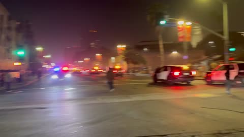 LAPD Arrives During the Protests and Left the Whole Scene