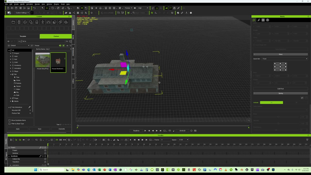 iClone Gizmo Adjust