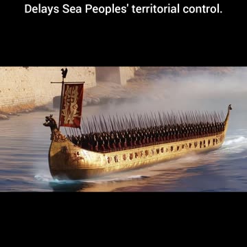 Egypt vs Sea Peoples 1210 BC Invasion repelled #AncientEgypt