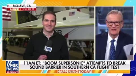 11 AM ET boom supersonic attempts to break sound barrier in southern California flight test