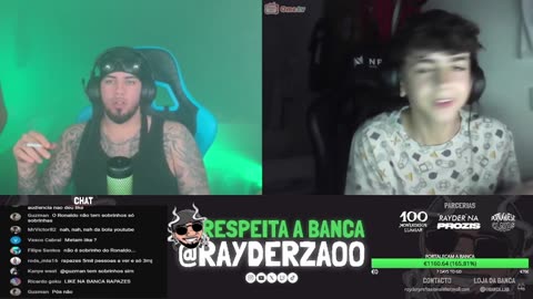 SOBRINHO DO RONALDO NA LIVE DO RAYDER!!