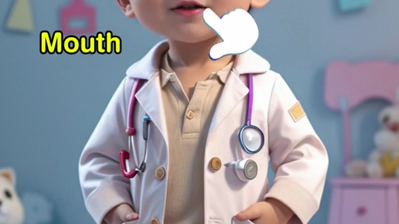 Body parts kids learning