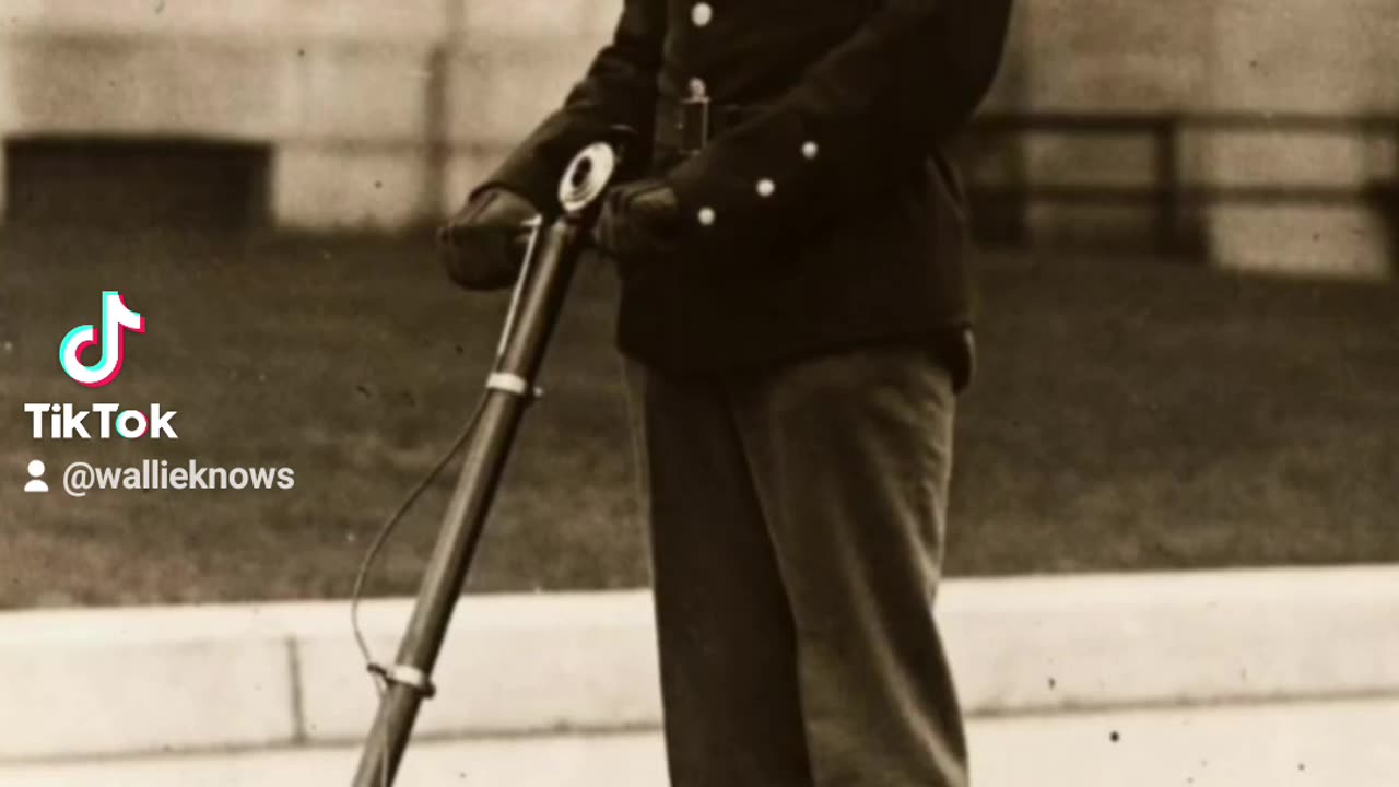 Electric scooters of the old world in 1921 France