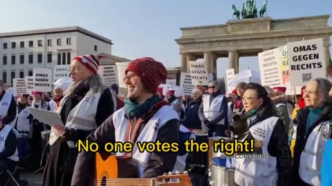 Germany has a cringe activists group called “Grannies against the Right”