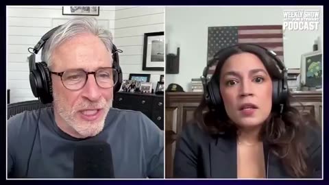 AOC confirms to Jon Stewart that Congress is filled with a bunch of insider trading...