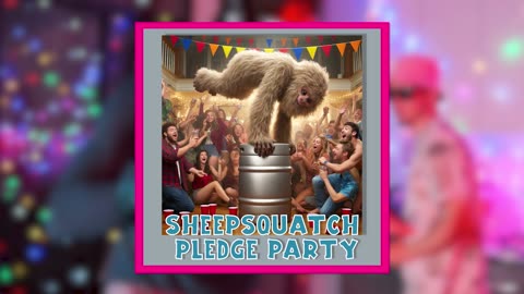 October Mascot - Sheepsquatch Pledge Party