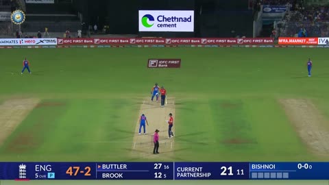 India vs England T20 cricket highlights 25/01/2025