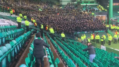 Young Boys 'Hooligans' and a little Celtic fan 👏🏻 🤍💚 ⚽ 💛🖤