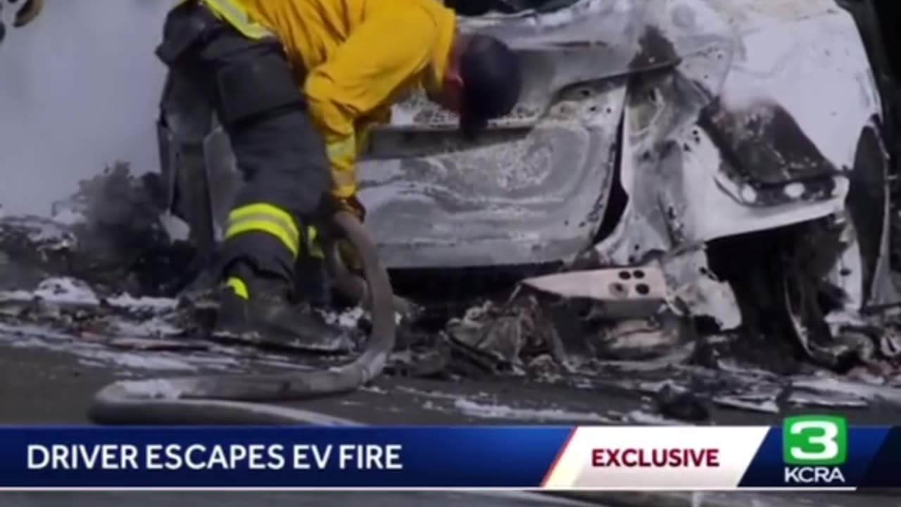 Hiw to stop Electric car fire
