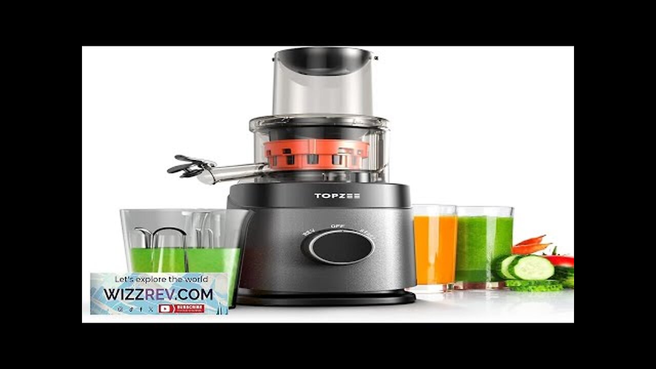 Cold Press Juicer Large Feed Chute Juicer Machines for Whole Vegetables Review