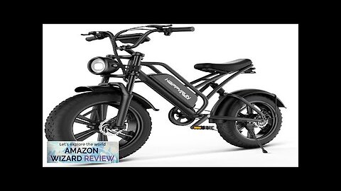 Electric Bike for Adults 20" Fat Tire Ebike with 1500W Brushless Motor/ Review