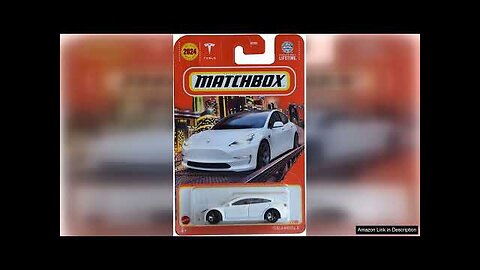 Matchbox Tesla Model 3 White 53/100 Review