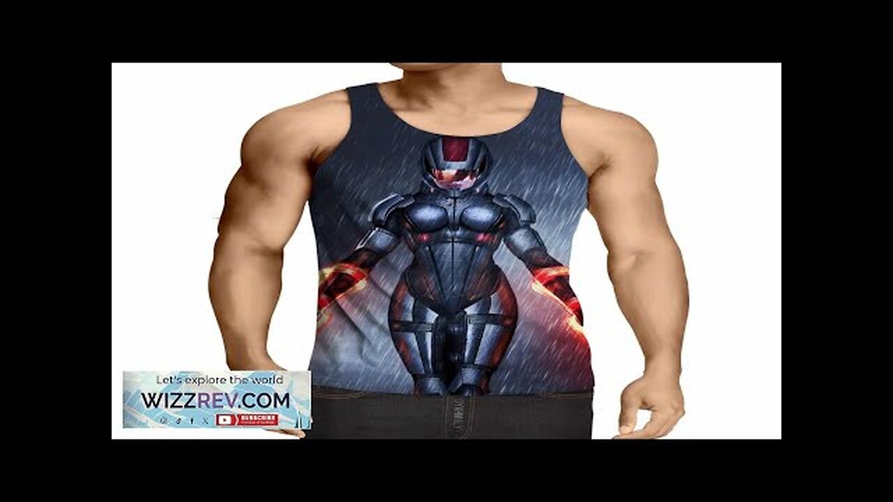 Mass Effect Captain Shepard Dual Laser Blades Trend Tank Top Review