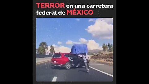 Familia evita asalto a mano armada en carretera federal de México