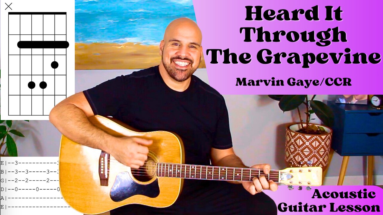 Full Song Tutorial: Heard It Through The Grapevine (CCR, Marvin Gaye)