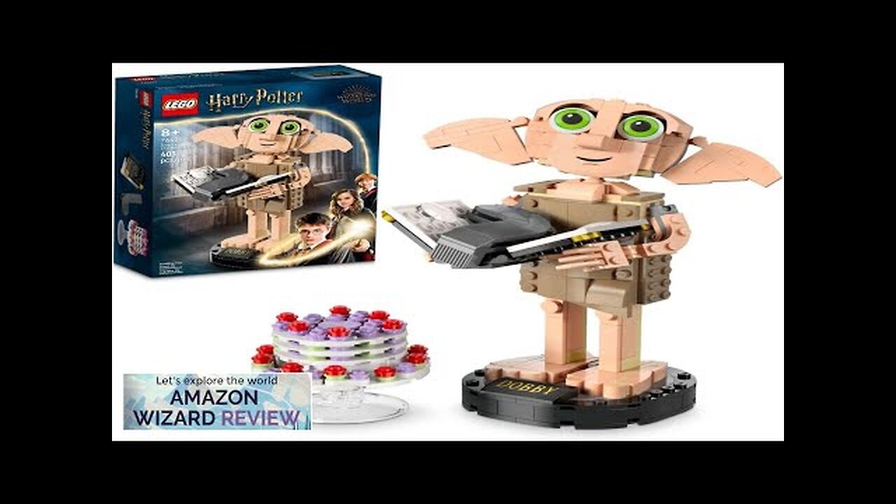 LEGO Harry Potter Dobby The House-Elf Building Toy Set Build and Display Review