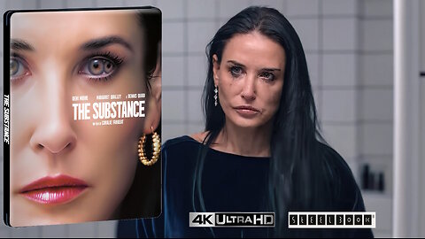 The Substance [4K UHD & Blu-ray SteelBook] Demi Moore & Margaret Qualley