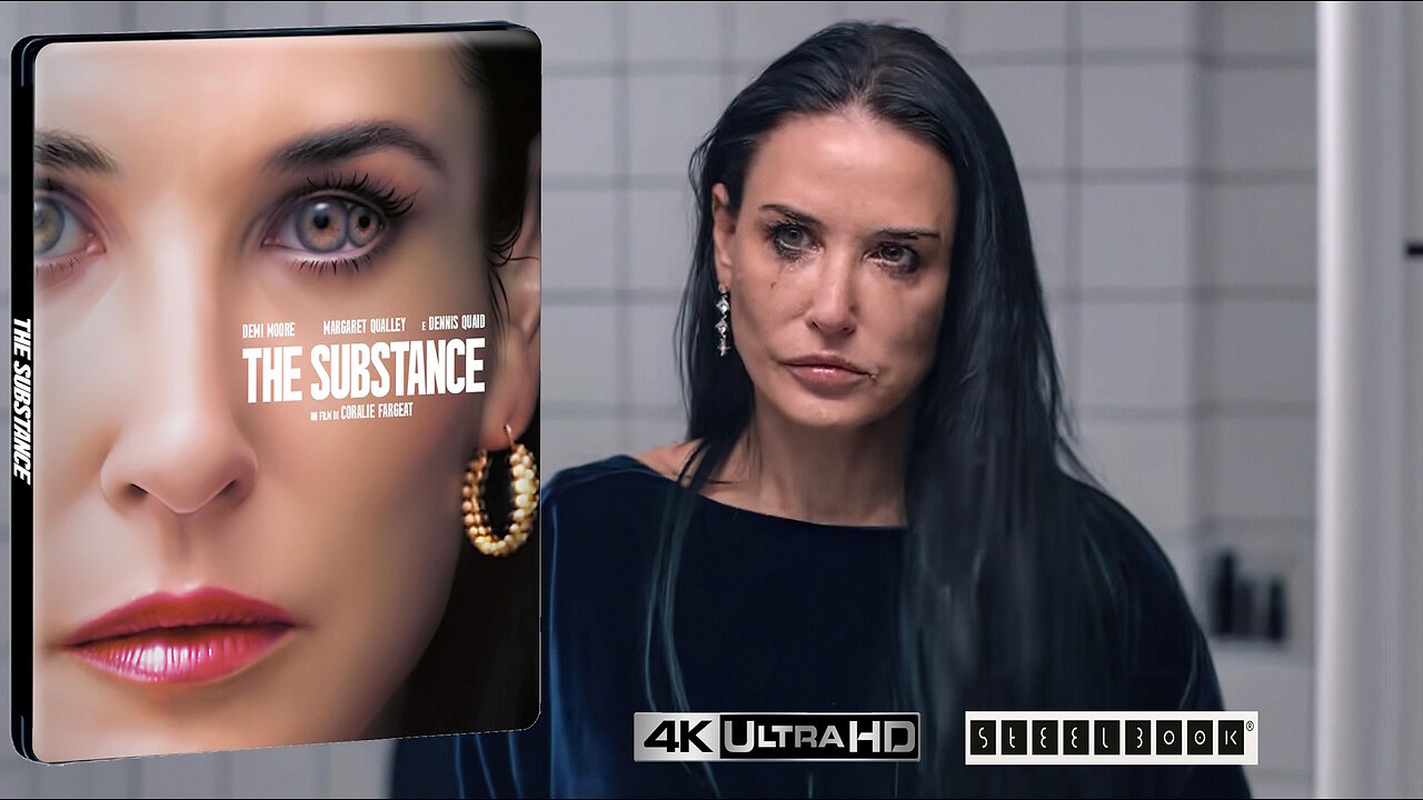 The Substance [4K UHD & Blu-ray SteelBook] Demi Moore & Margaret Qualley