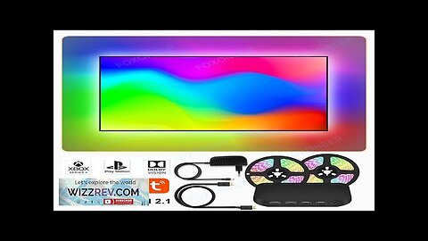 Smart Ambient TV Led Backlight For 4K HDMI 2.1 Device Sync Box Review