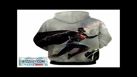 The Strong Striking Superman Design Full Print Hoodie Review