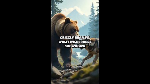 Grizzly Bear vs. Wolf: Wilderness Showdown