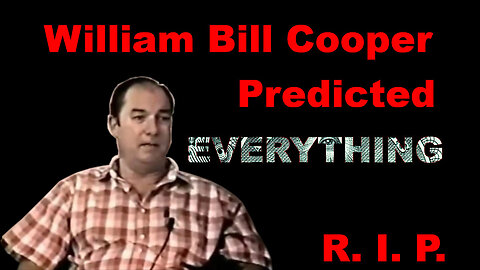 William Bill Cooper exposed government secrets and was assassinated for it. Full Uncut Interview.