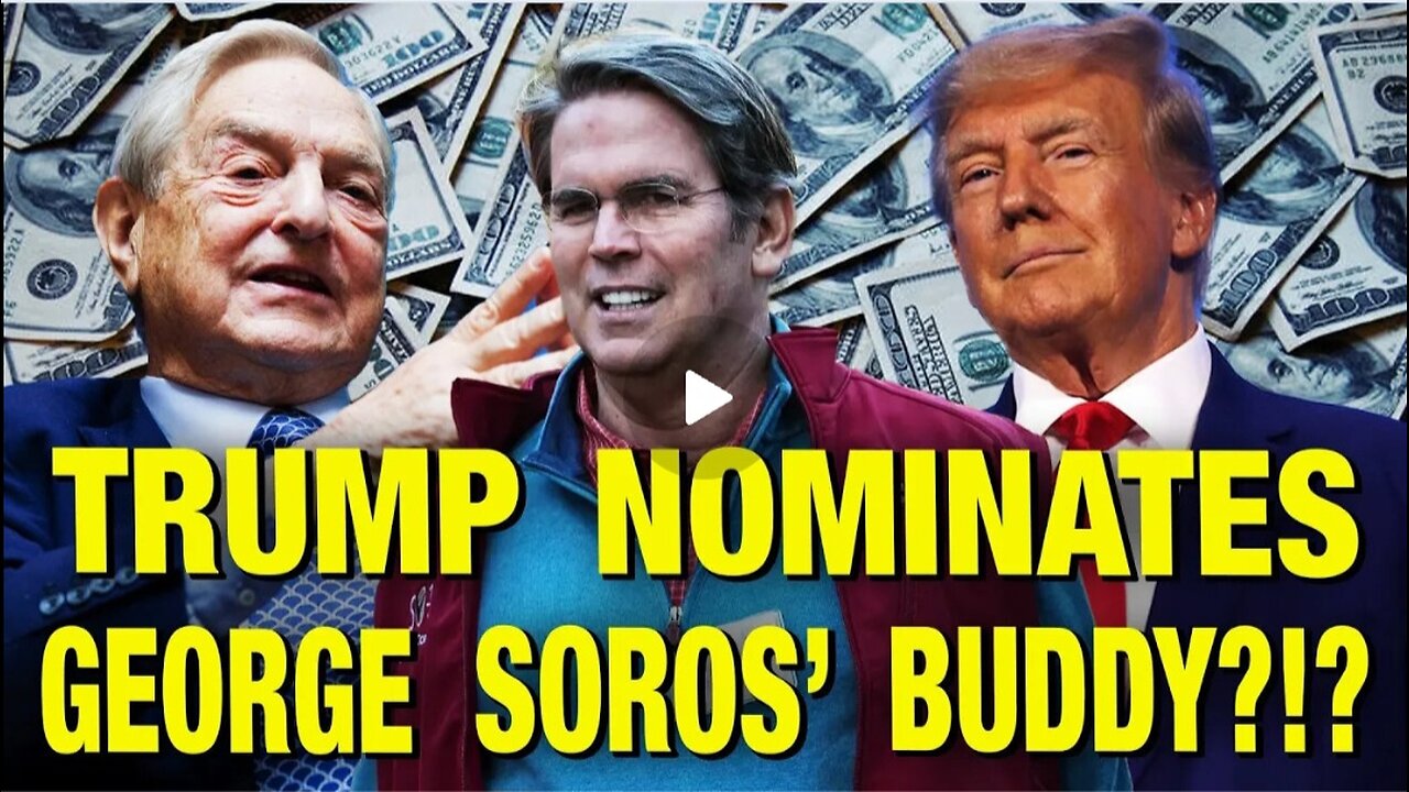 Trump Taps Soros’ Former Soros Money Manager For Treasury Secretary