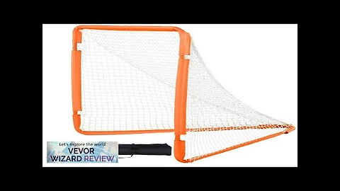 VEVOR Lacrosse Goal 4' x 4' Small Kids Lacrosse Net Folding Portable Review