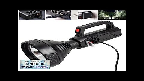 A08 Long Shoot Strong OSL Spotlight with 18650 Li-ion Battery USB Rechargeable＆Power Review