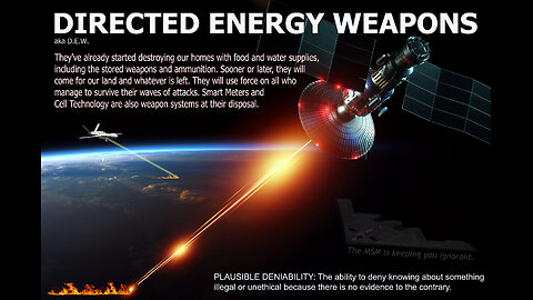 Direct Energy Weapon accident.