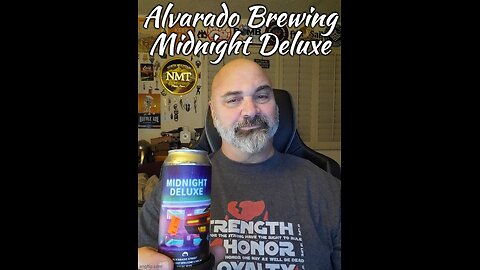 Alvarado Street Brewing Midnight Deluxe Coconut Vanilla Stout Short