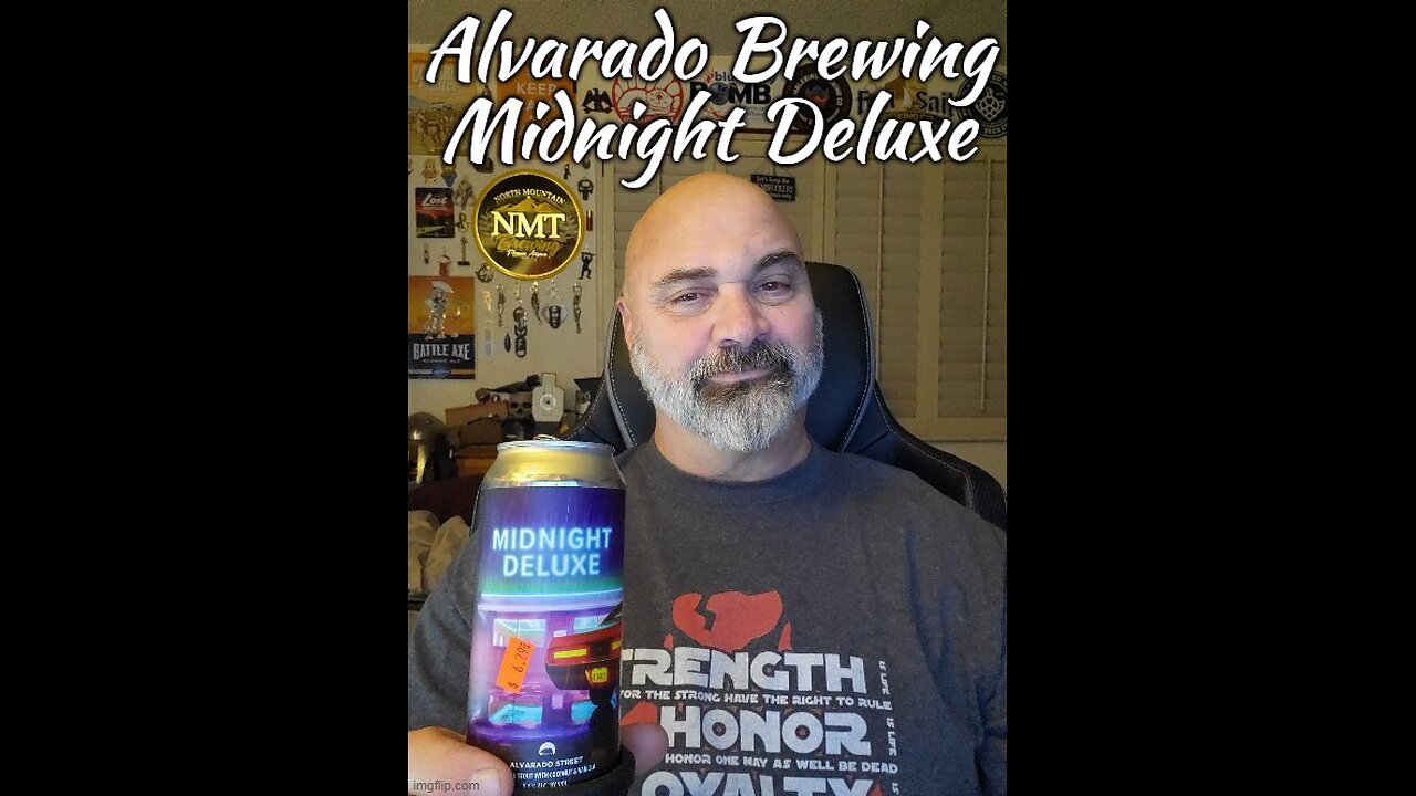 Alvarado Street Brewing Midnight Deluxe Coconut Vanilla Stout Short