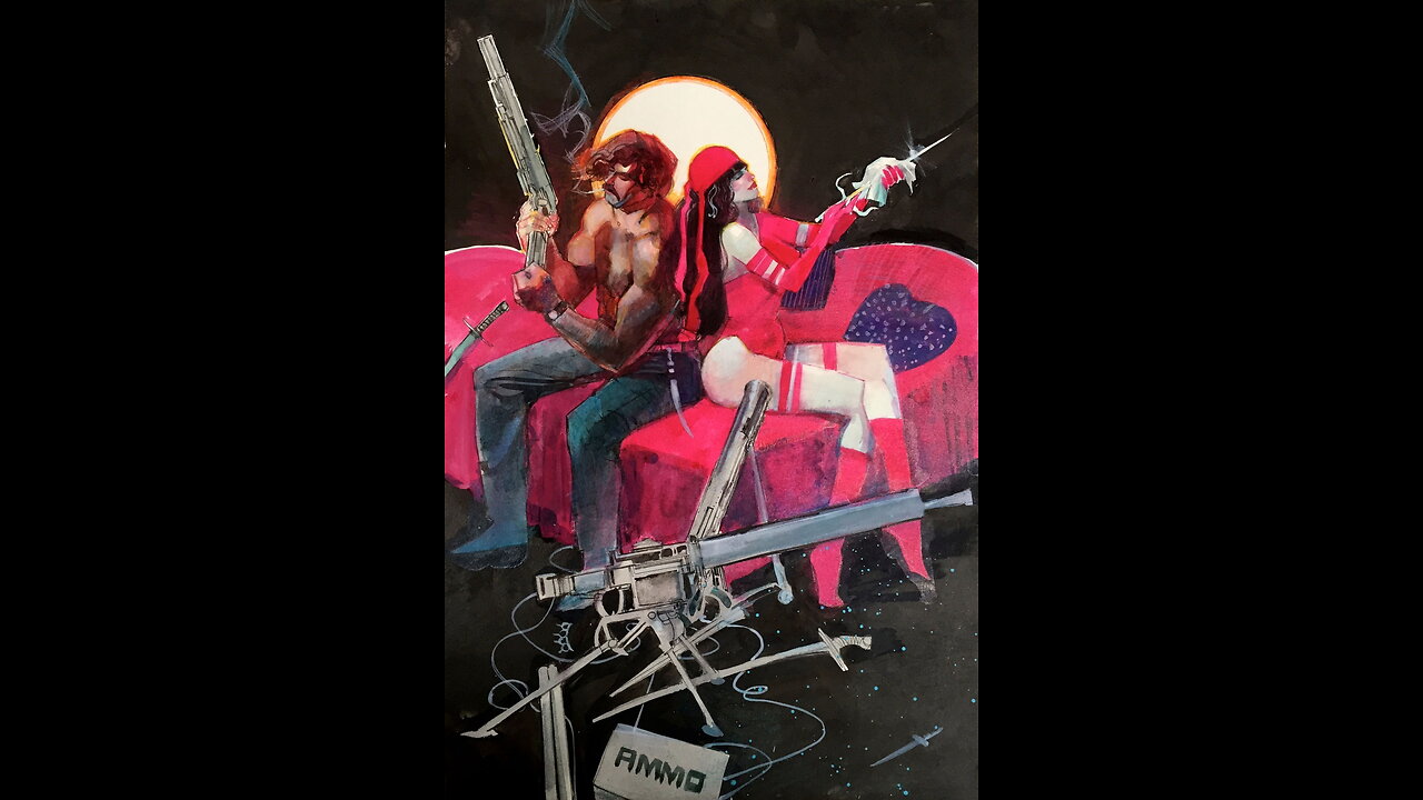 Elektra and Garrett #chickasha #oklahoma #ninnekah #frankmiller #billsienkiewicz #elpaso