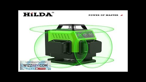 HILDA Green Light Laser Level High Accuracy 12-Line 3D 16-Line 4D User-friendly Review