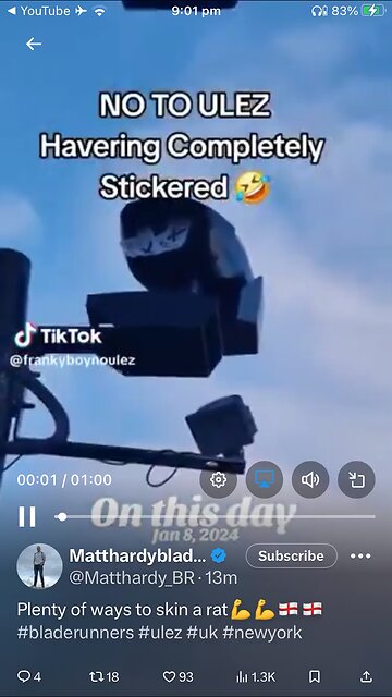 Bladerunners London : no to ULEZ cameras